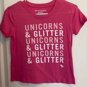 Unicorns and glitter Abercrombie T-shirt